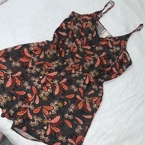 Romper with adjustable straps